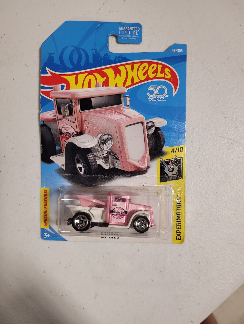 Hot Wheels Pink "Gotta Go" Custom Truck Toy - Hot Wheels Brand